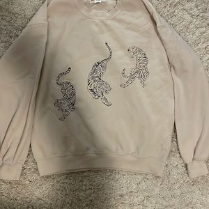 Urban outfitters tiger crewneck sweatshirt